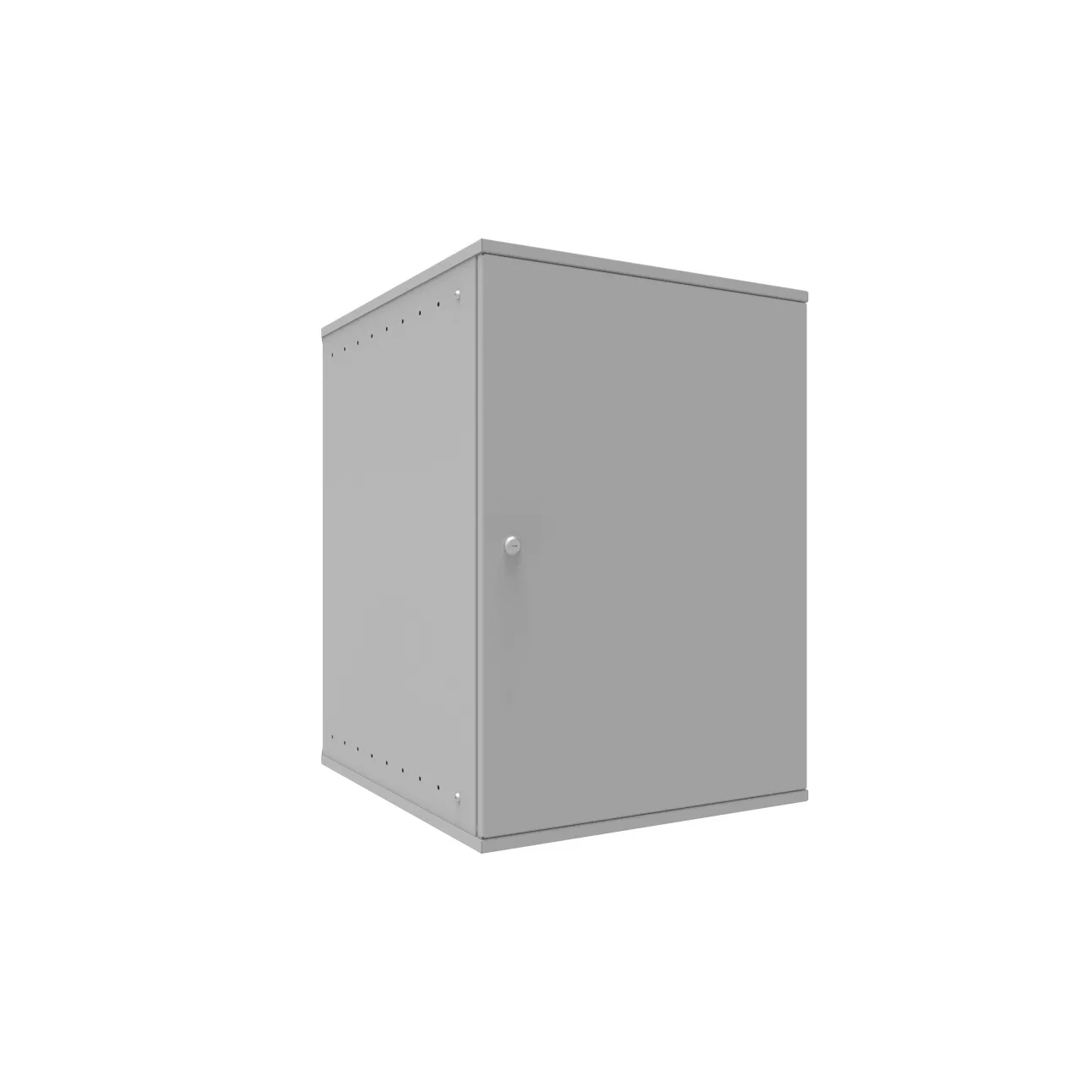 Шкаф телекоммуникационный настенный 15U, 523х600х732мм серия LITE (металлическая дверь)