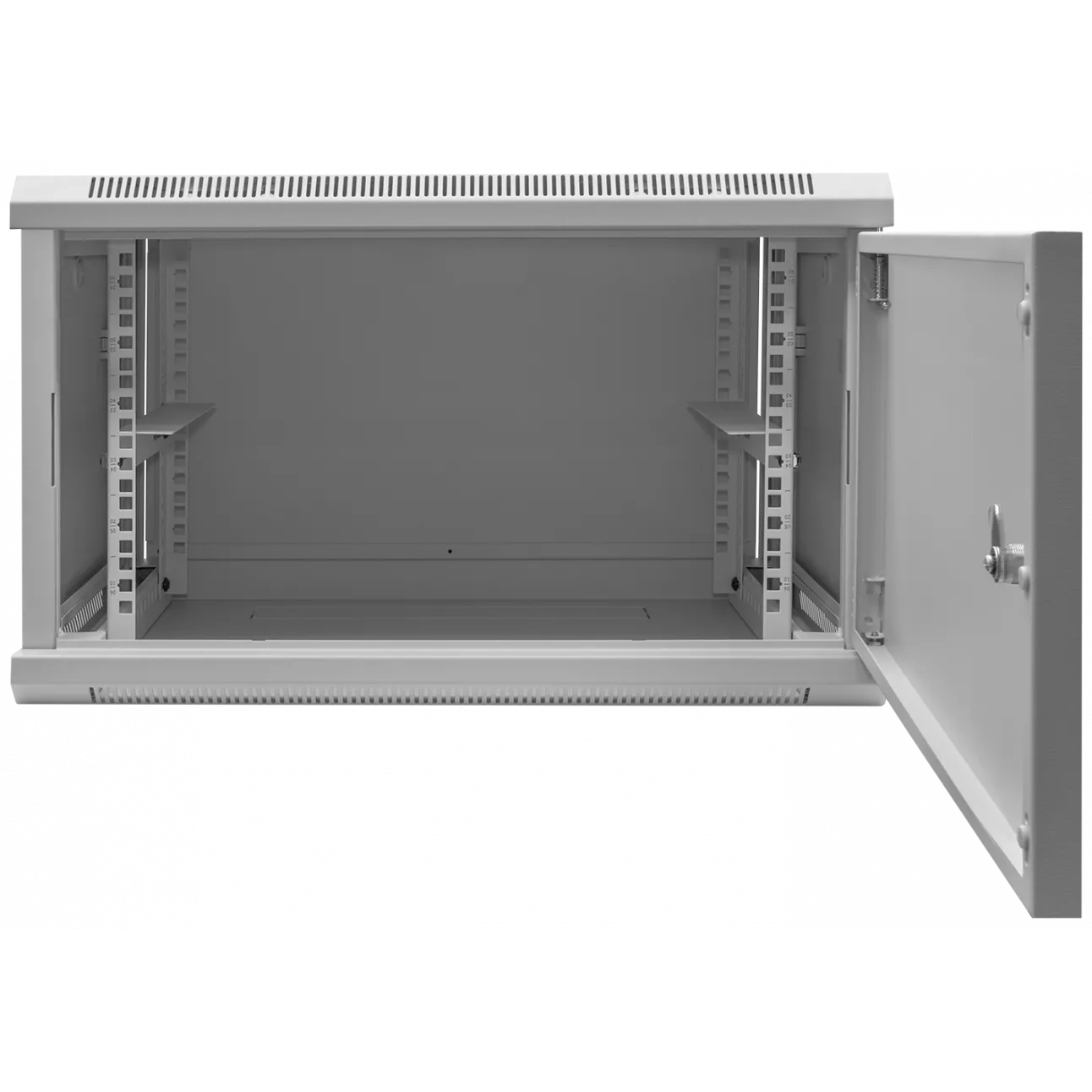 Шкаф телекоммуникационный настенный 6U, 600х450х370мм (металлическая дверь)