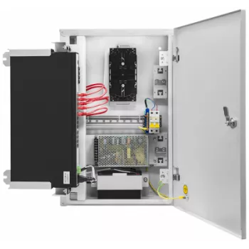 Шкаф телекоммуникационный для узла доступа 600х400x200мм, серия RT с блоком питания (SNR-TWC-604020-RTU-IP30)