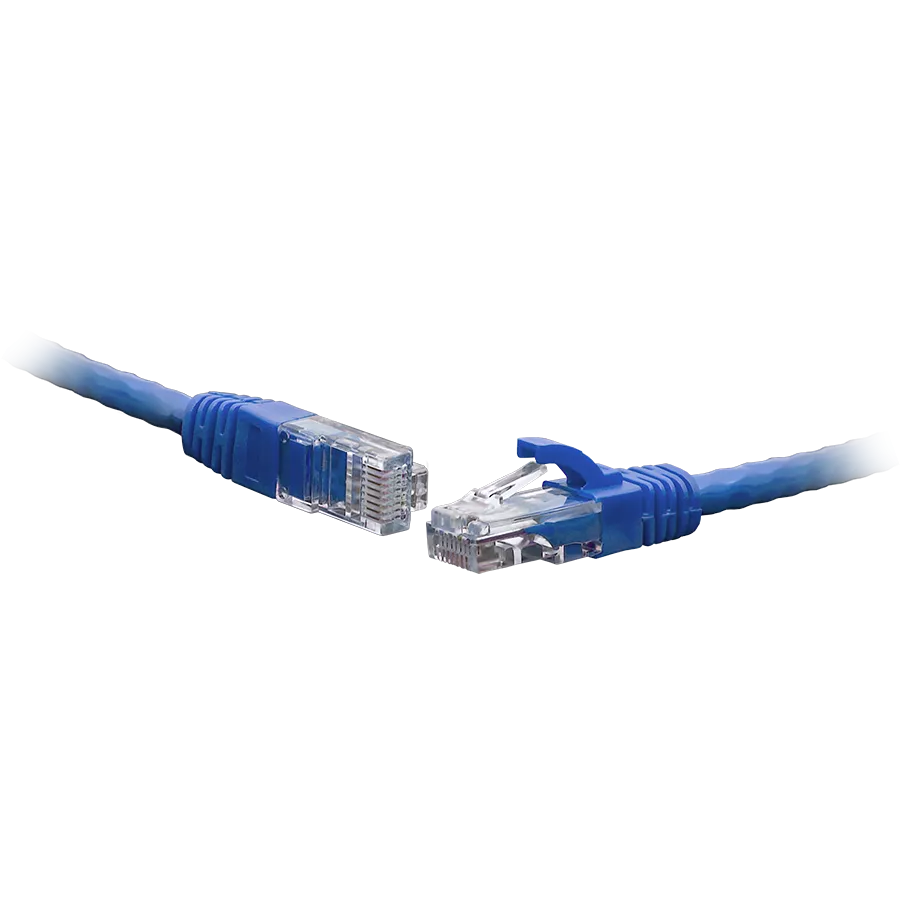 Коммутационный шнур U/UTP 4-х парный cat.5e 0.3м LSZH standart синий