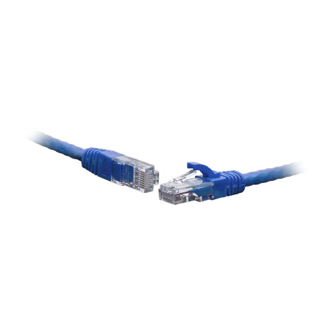 Коммутационный шнур U/UTP 4-х парный cat.6 0.3м LSZH standart синий