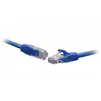 Коммутационный шнур U/UTP 4-х парный cat.6 0.5м LSZH standart синий