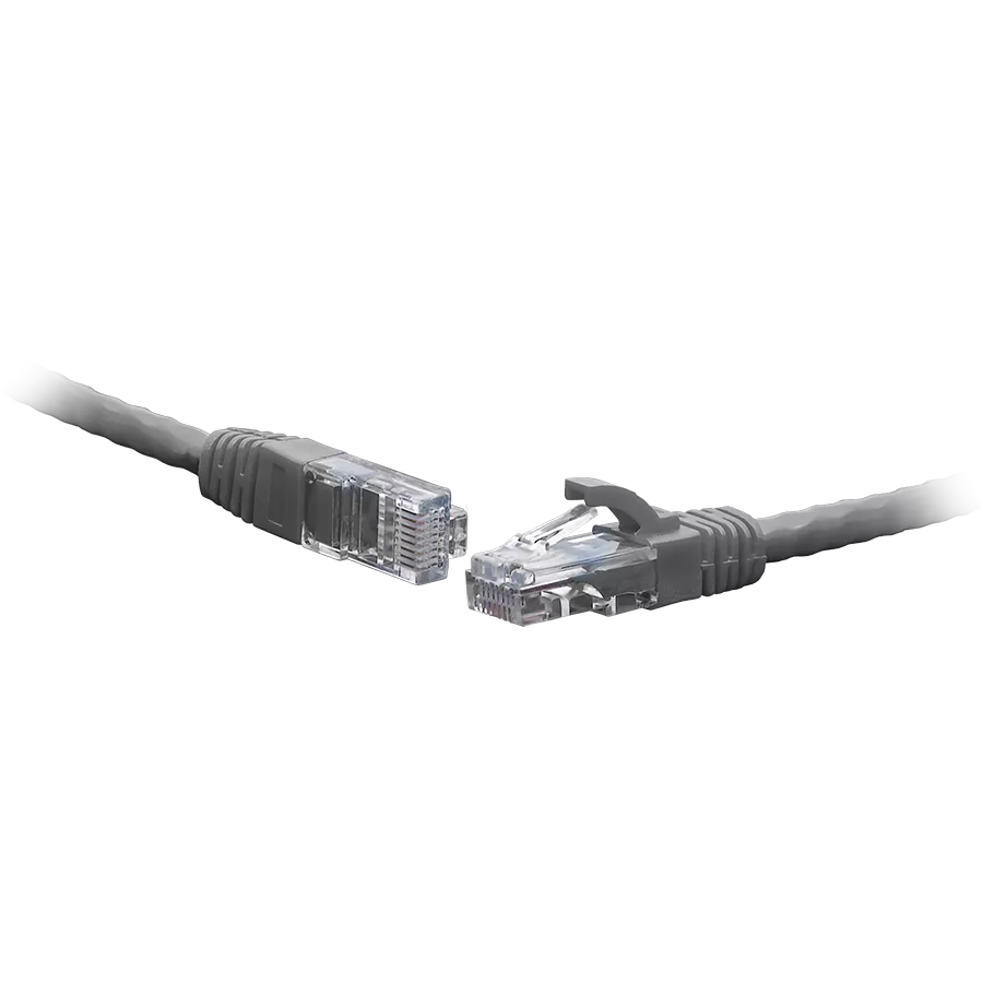Коммутационный шнур U/UTP 4-х парный cat.6 0.5м LSZH standart серый