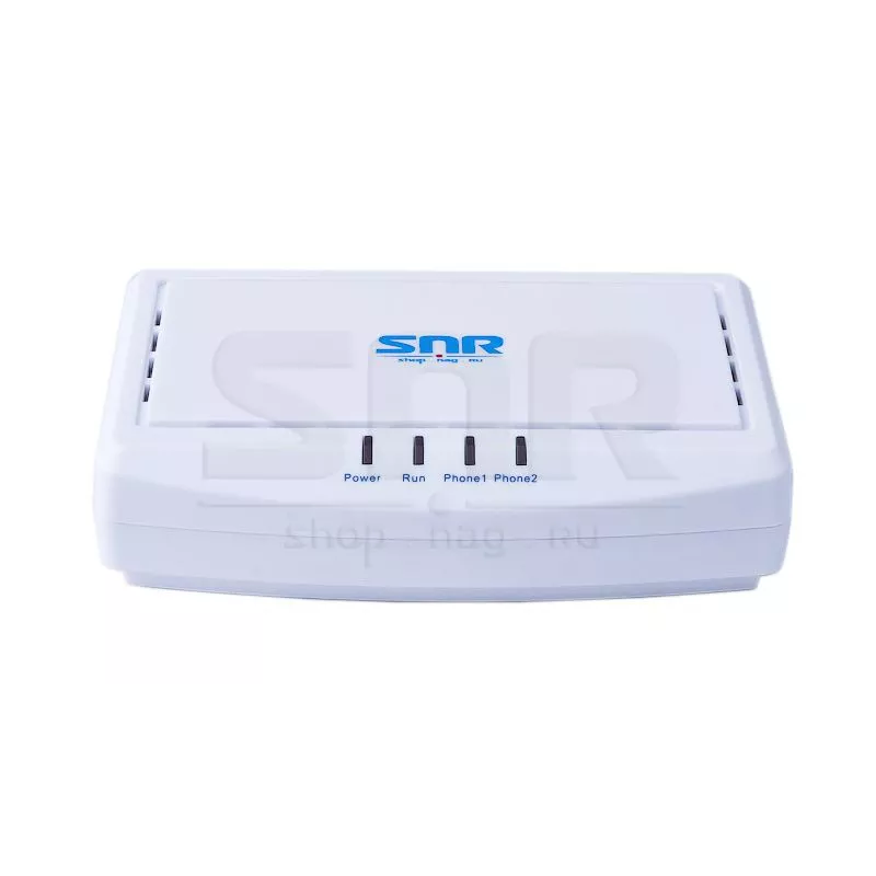 Шлюз VoIP SNR, 2 FXS, 2 RJ45, 2 SIP аккаунта