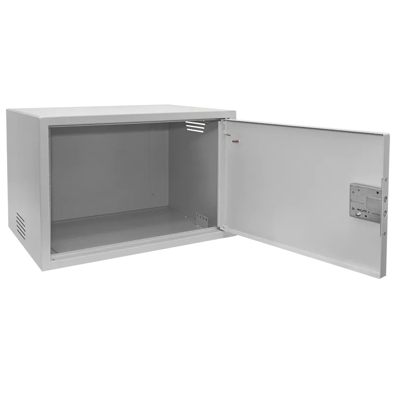 Антивандальный шкаф, тип-распашной высота 6U, глубина 400 мм