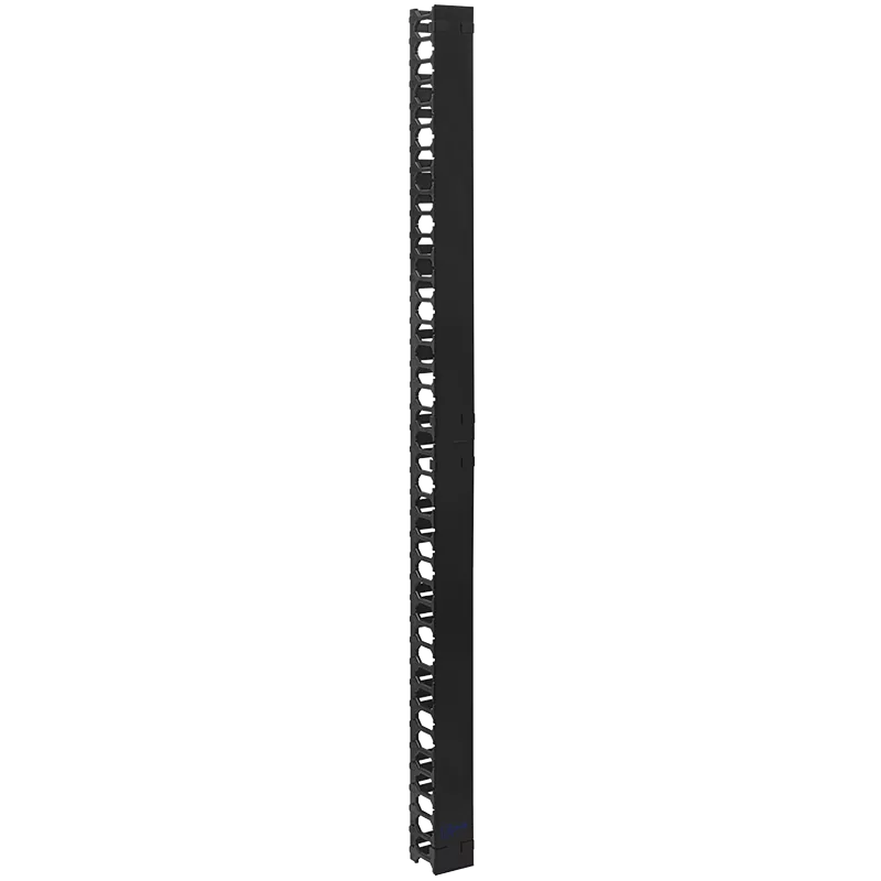 Вертикальный кабельный организатор с крышкой, 90х110мм, 42U