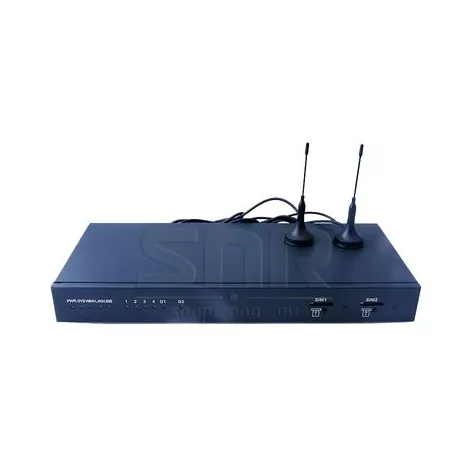 IP АТС SNR-VX50, 2 порта FXS, 2 порта FXO, 2 GSM, до 100 SIP регистраций 