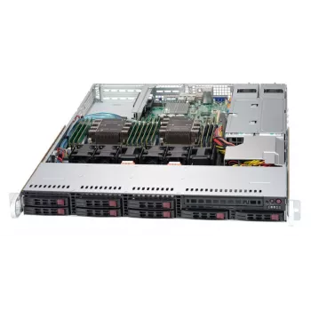 Платформа Supermicro 1U SYS-1029P-WTR, До двух процессоров Intel Xeon Scalable, DDR4, 8x2,5" HDD SATA, 2x1000Base-T