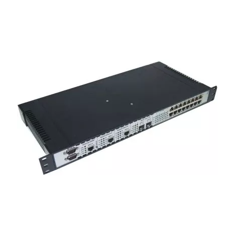 Мультиплексор оптический 4x E1 + 2x Gigabit Ethernet 1000BASE-T, без SFP трансиверов